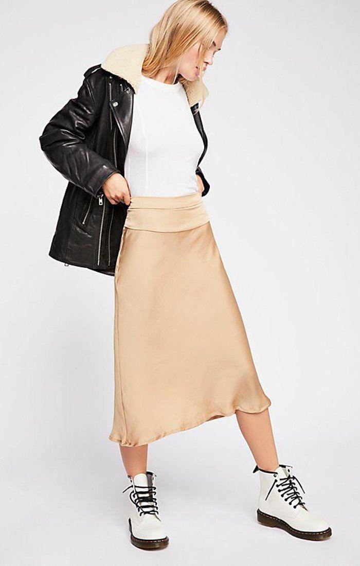 Free People Normani Bias Skirt Dakotas Boutique