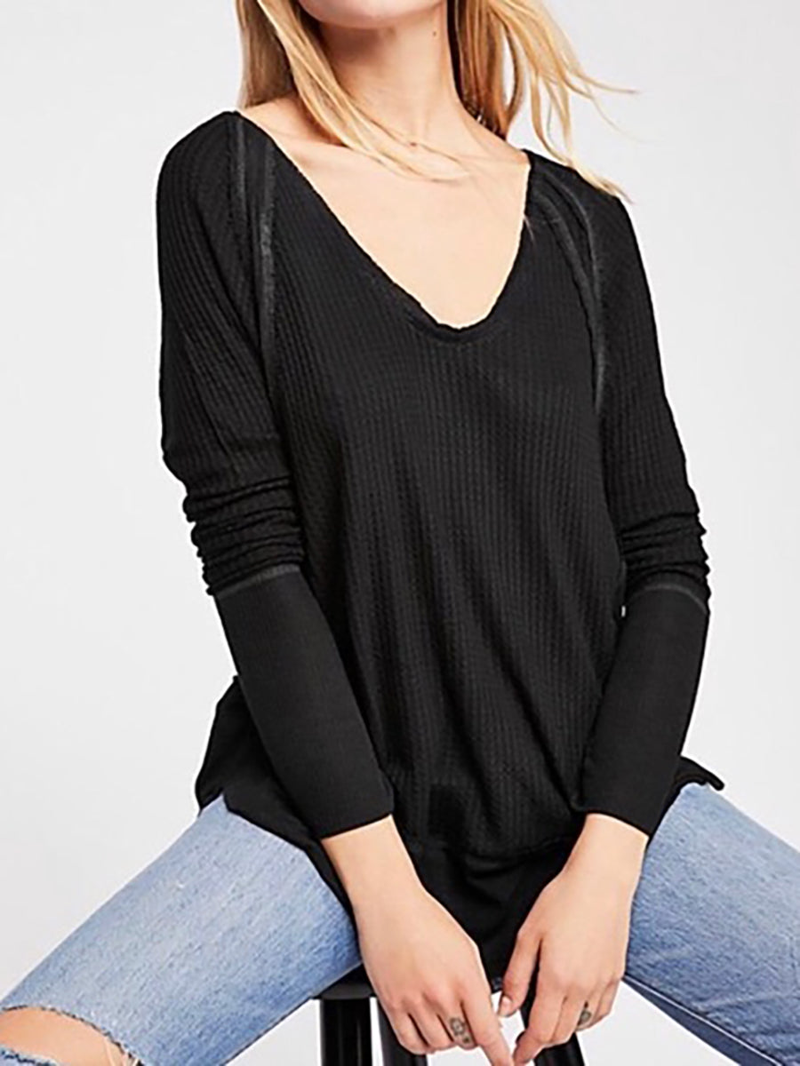 Free People Catalina Thermal Long Sleeve Top