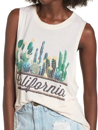 Show Me Mumu California Cactus Graphic Tank Top