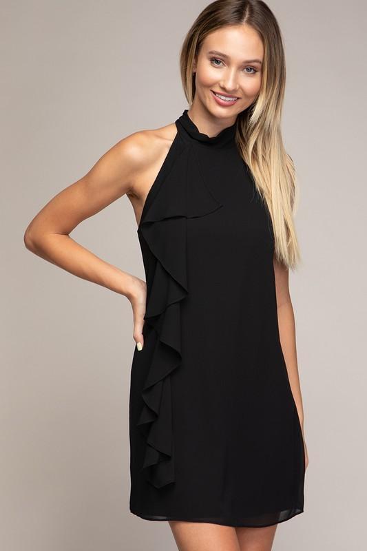 Shania Black Dress-Dakotas Boutique