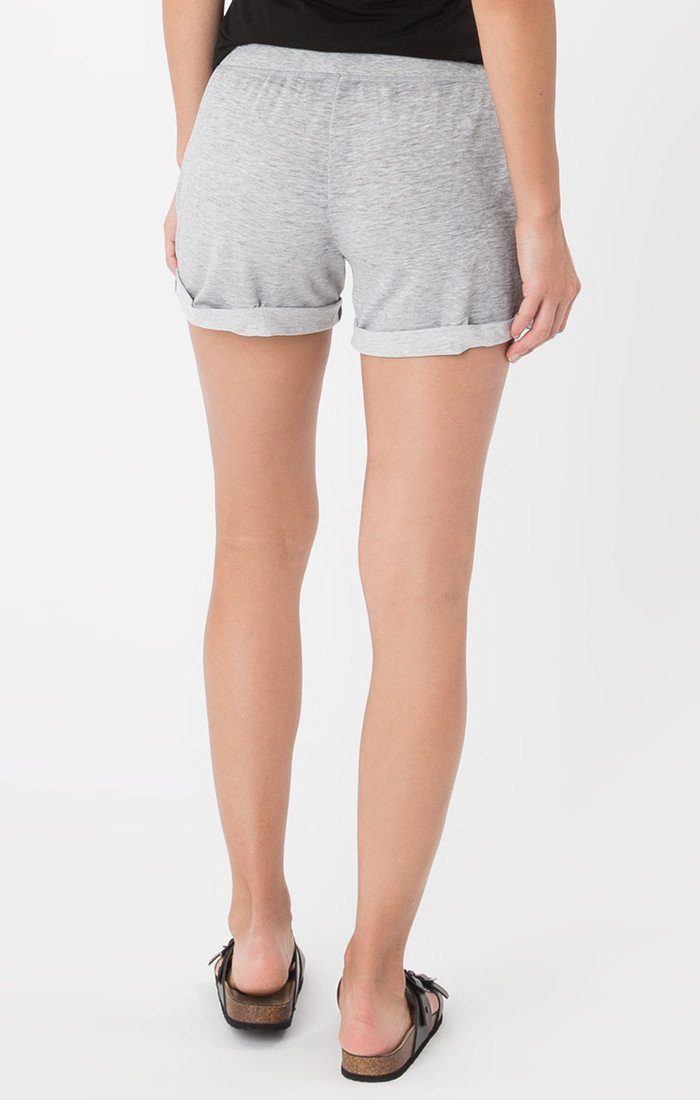 Z Supply Heather Grey Boyfriend Shorts-Dakotas Boutique