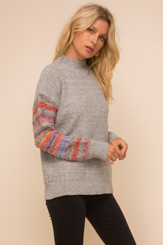 Color Mix Sweater-Dakotas Boutique