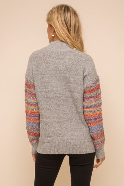 Color Mix Sweater-Dakotas Boutique