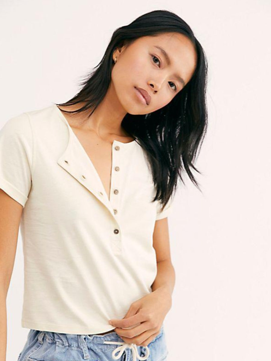 Free People Whats Up Henley Top-Dakotas Boutique