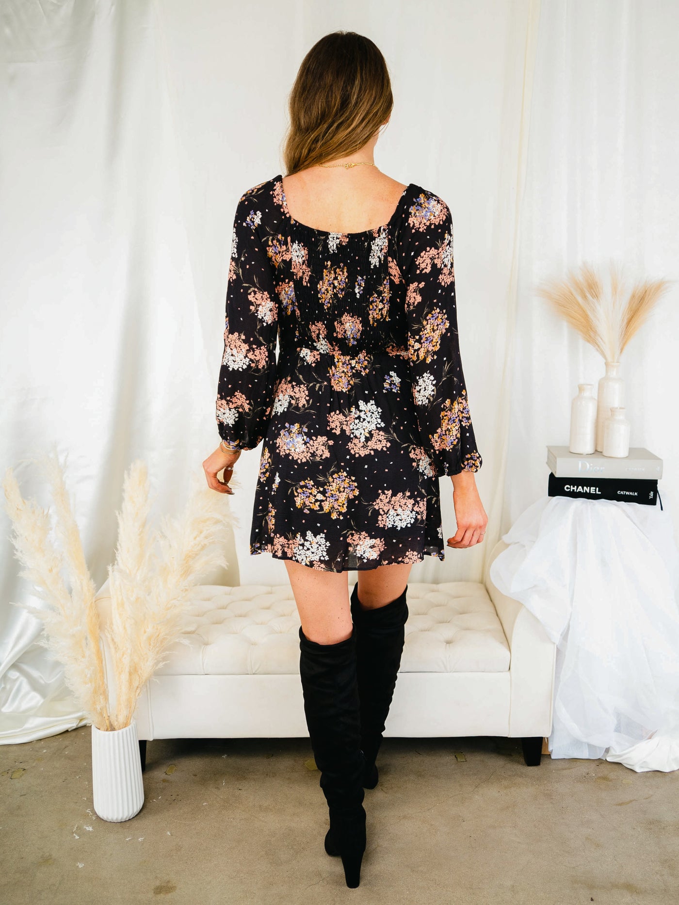 Take Your Time Floral Dress-Dakotas Boutique