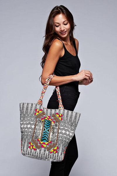 Lovestitch Hobo Embellished Bag-Dakotas Boutique