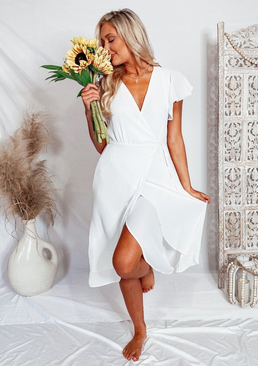 All About You White Dress-Dakotas Boutique