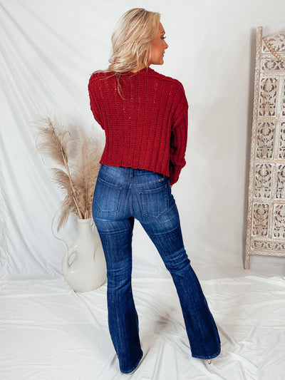 Daya Cropped Sweater-Dakotas Boutique