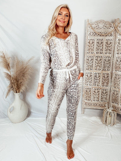 Bindi Snakeskin Top-Dakotas Boutique