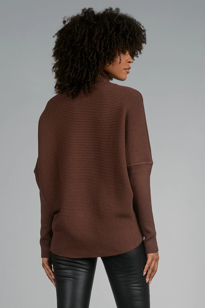 Keegan Turtleneck Brown Sweater-Dakotas Boutique