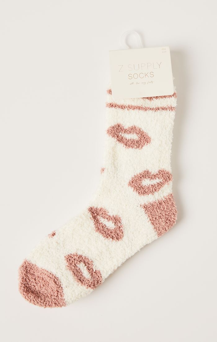 Z Supply Lip Plush Socks-Dakotas Boutique