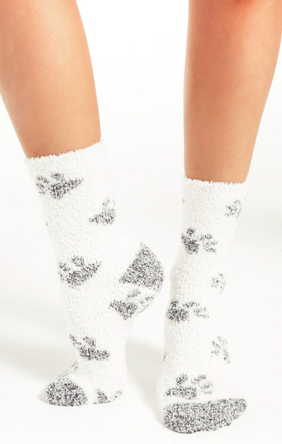 Z Supply Paws Plush Socks-Dakotas Boutique