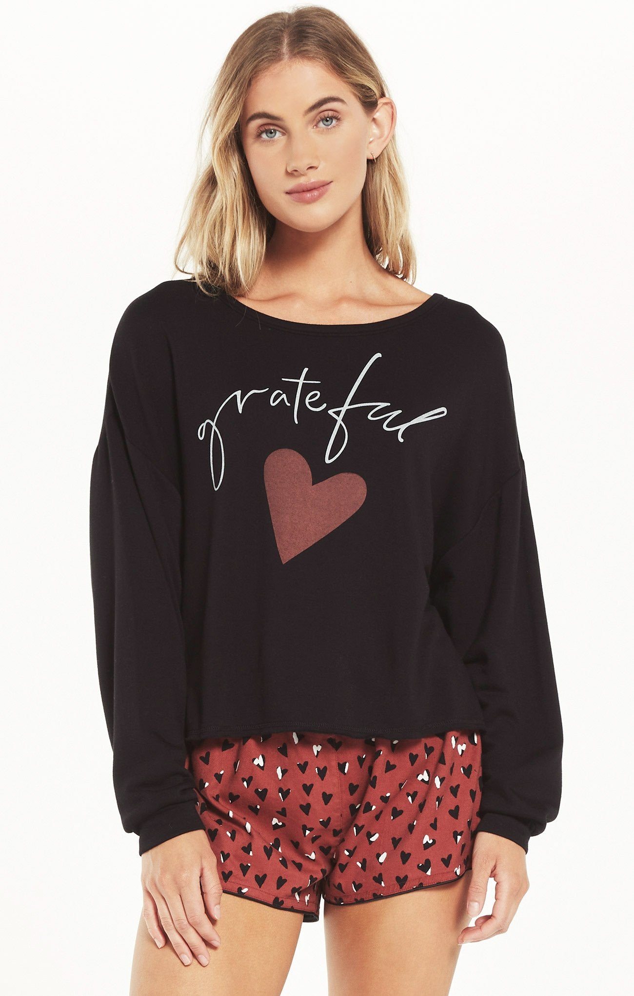 Night Owl Grateful Sweatshirt-Dakotas Boutique