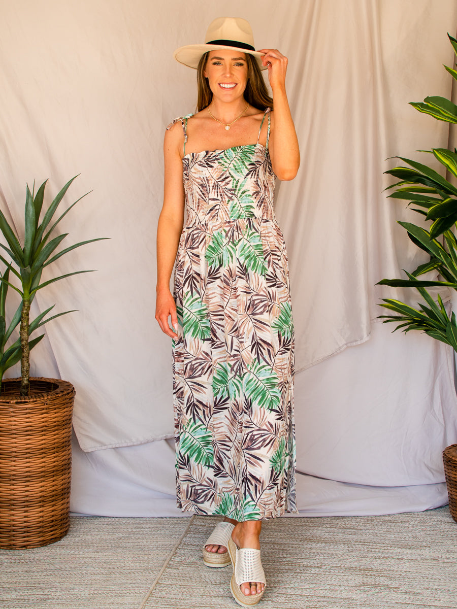 Palm Island Maxi Dress-Dakotas Boutique