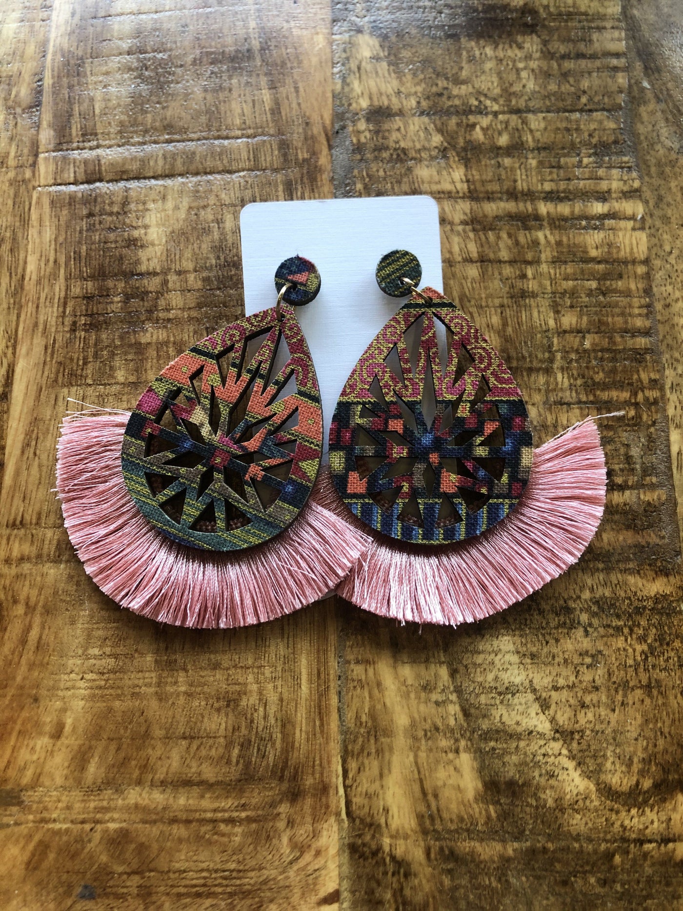 Boho Rainbow Earrings-Dakotas Boutique